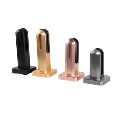 quality Semplice disegno Spigot di vetro per 10 mm 12 mm porta pannelli di vetro di ringhiera terra montata factory